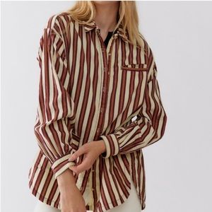 BDG striped corduroy shirt NWT
